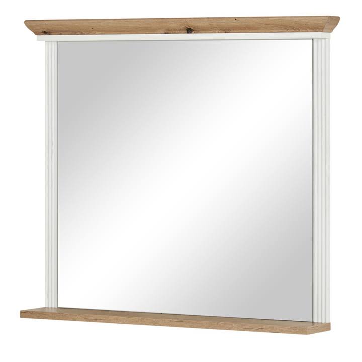 Sconto Zrcadlo  JASMIN pinie světlá/dub artisan, šířka 93 cm