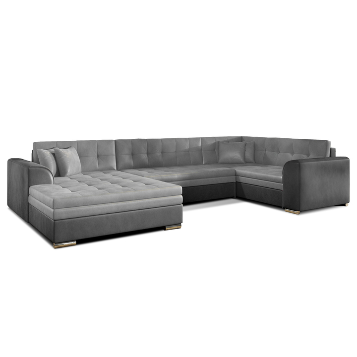 Sconto Sedací souprava JAVIER I levá, světle šedá/tmavě šedá