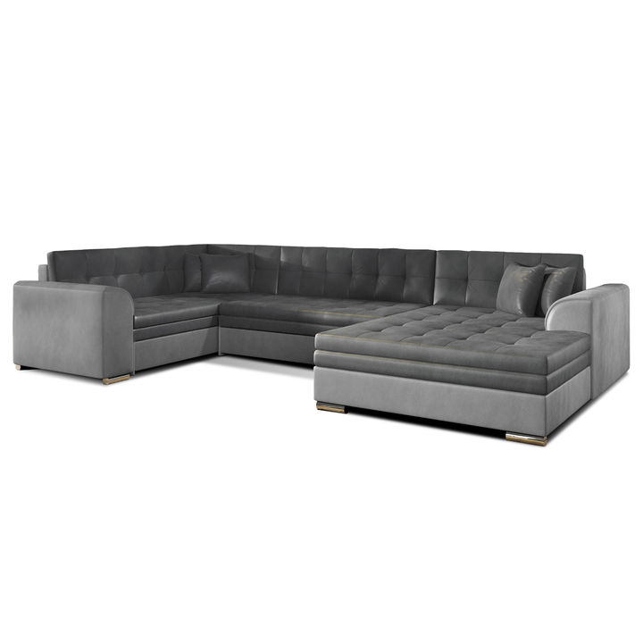 Sconto Sedací souprava JAVIER I pravá, tmavě šedá/světle šedá