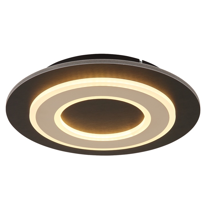 Sconto Stropní svítidlo JAYDEN 5 černá/tmavě hnědá/béžová
