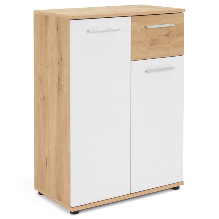 Sconto Komoda JAYLA 1 dub artisan/bílá