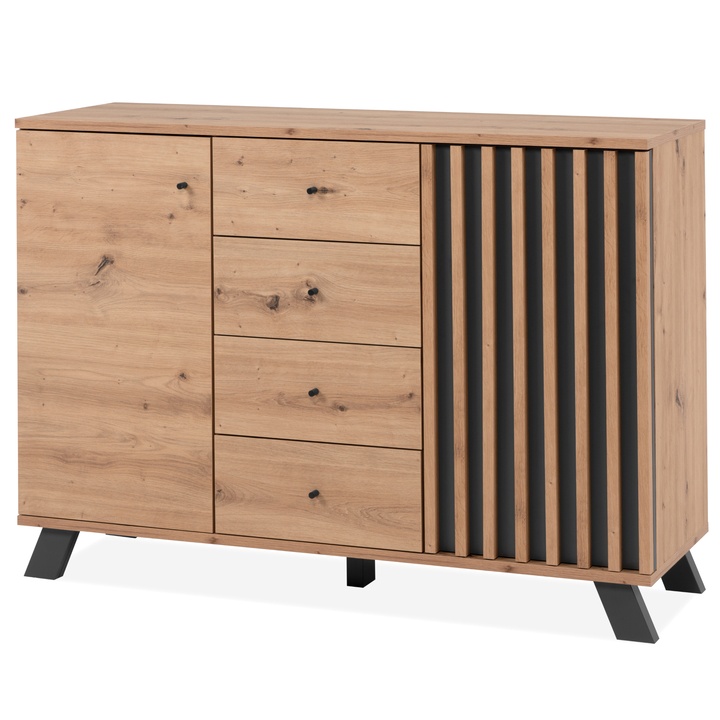 Komoda JAYSON 01B dub artisan/antracitová 1