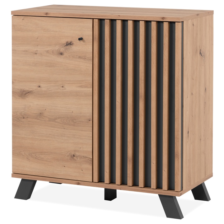 Komoda JAYSON 01D dub artisan/antracitová 1