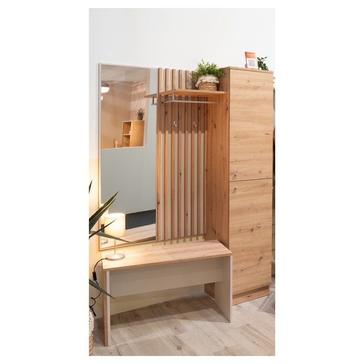 Sconto Předsíňová sestava JAYSON dub artisan/béžová