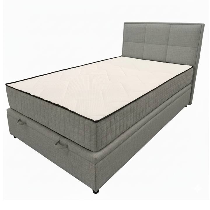 Sconto Postel s matrací JIMENEZ šedá, 120x200 cm