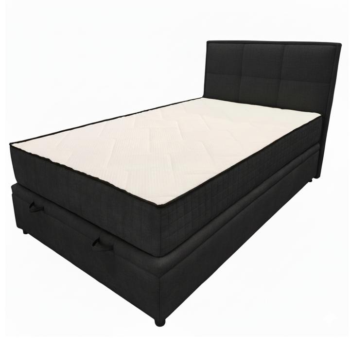 Sconto Postel s matrací JIMENEZ antracitová, 120x200 cm