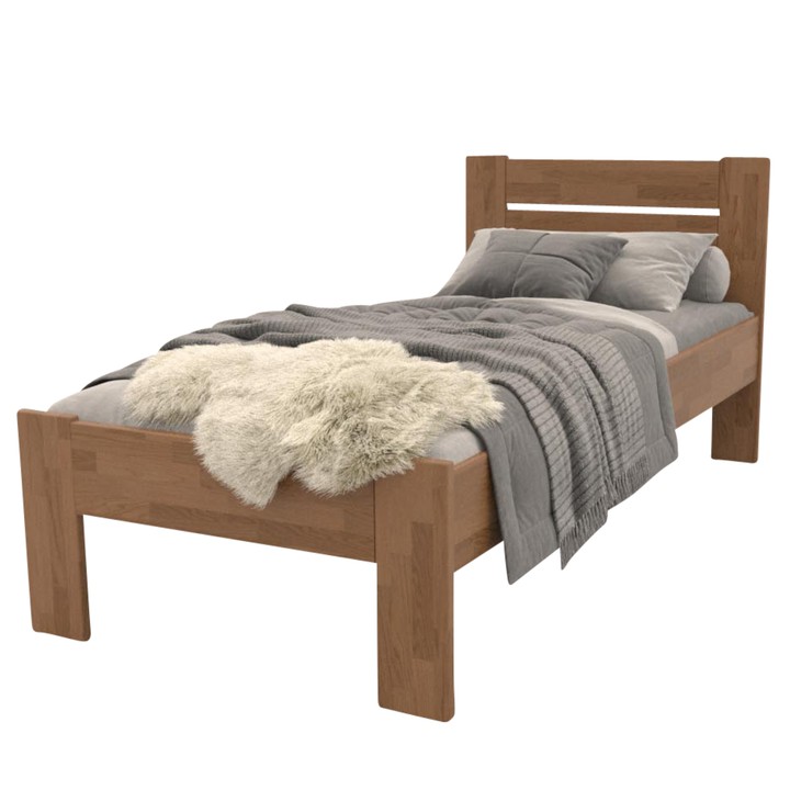 Postel JOHANA I dub/ořech světlý, 100x200 cm 1