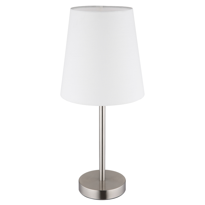 Stolní lampa JORIS bílá/nikl 1