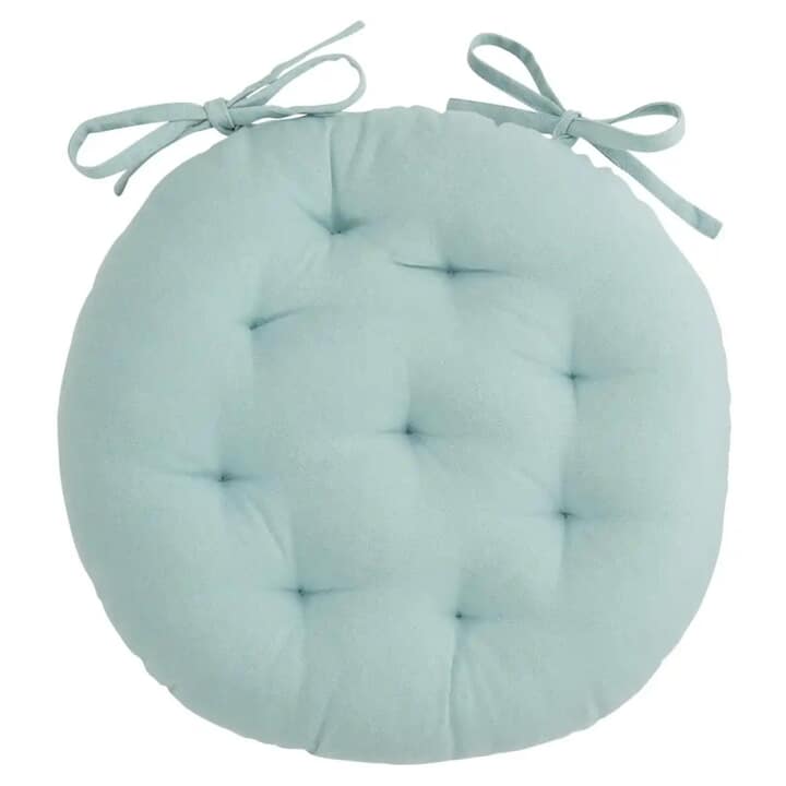 Sedák na židli JULIA modrá, průměr 40 cm 1