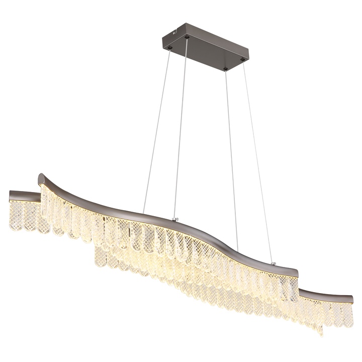 Sconto Závěsné svítidlo  JULIET 3 grafitová