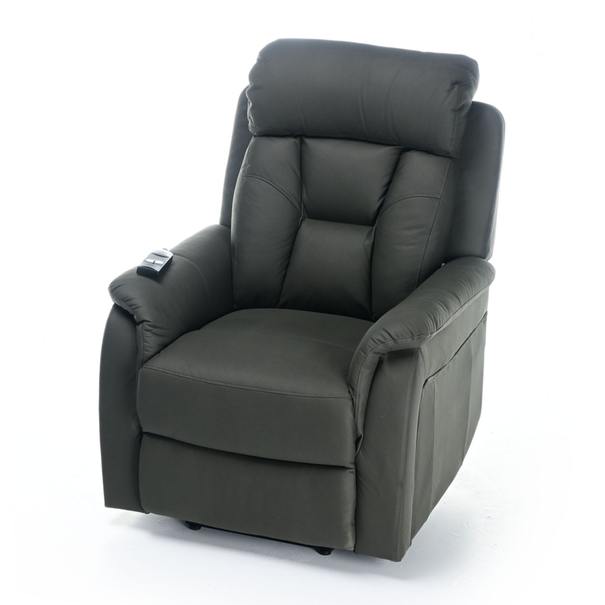 Relaxační TV křeslo KACIE tmavě šedá 1