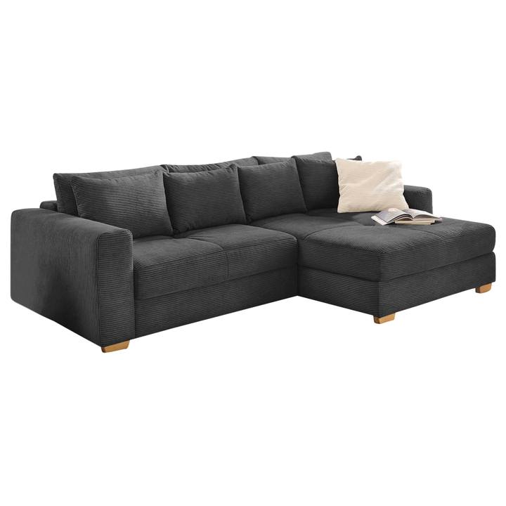 Sconto Sedací souprava KAMPEN tmavě šedá