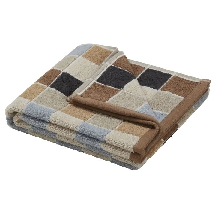 Sconto Ručník KARO hnědá, 50x100 cm