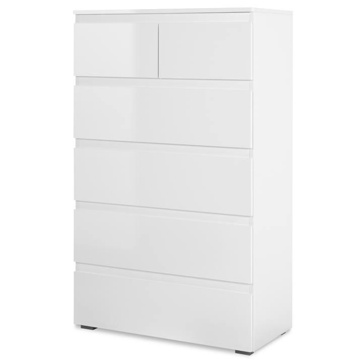 Sconto Komoda KASSIOPI 03A bílá vysoký lesk