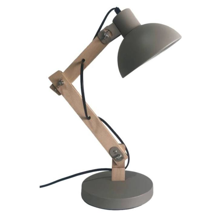 Sconto Stolní lampa KATKA stříbrná