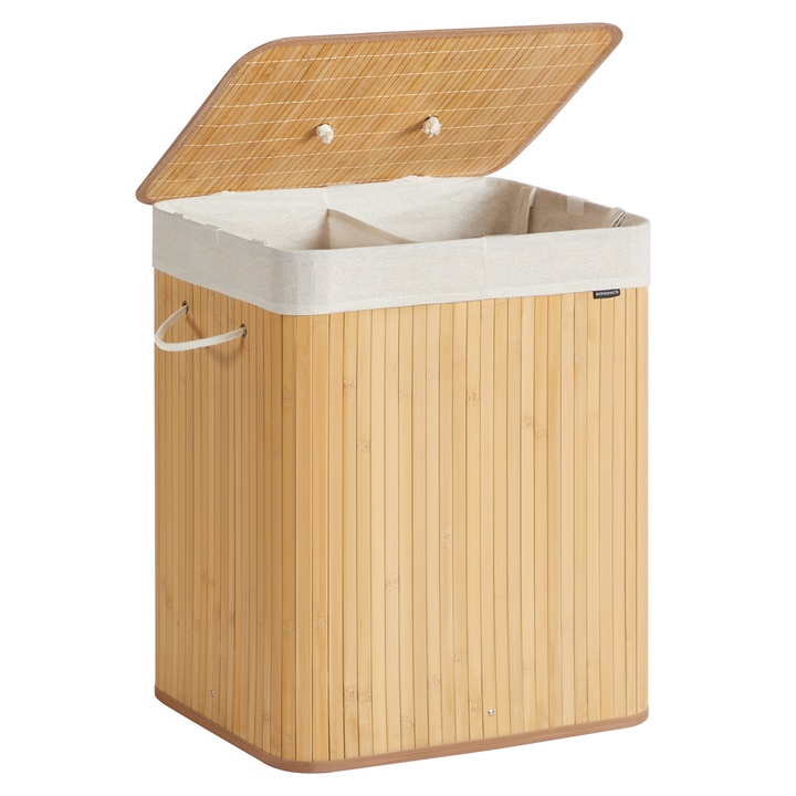 Koš na prádlo KEELY 6 přírodní 1