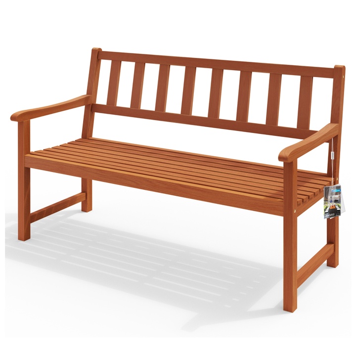 Sconto Zahradní lavice KENSIGTON hnědá