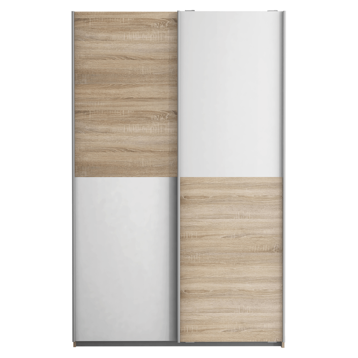 Sconto Šatní skříň KENTUCKY dub sonoma/bílá