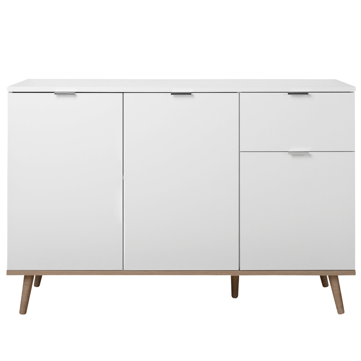 Sconto Komoda  KEVEN 56 dub sonoma/bílá