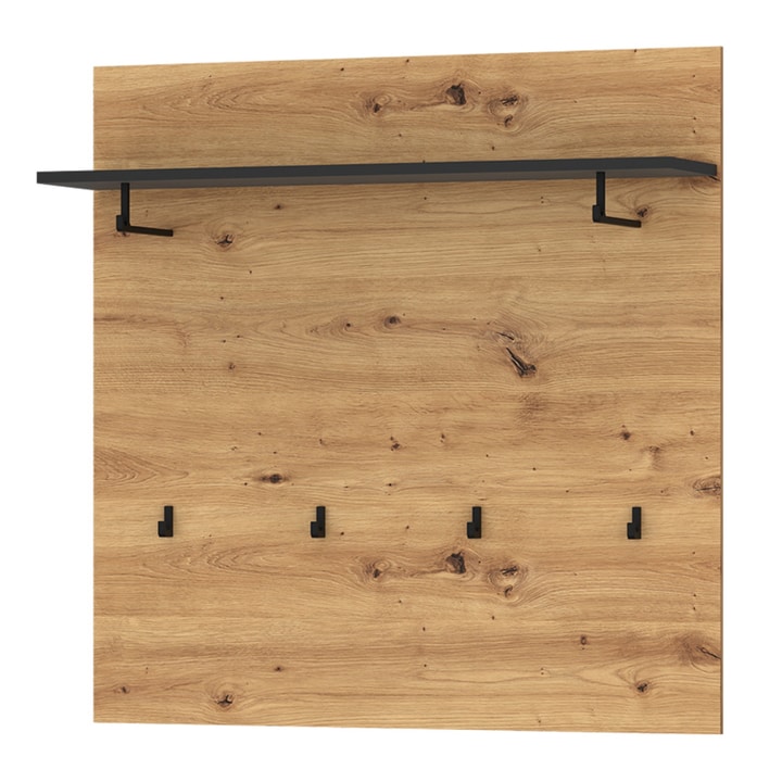 Předsíňový panel KINGSTON dub artisan/antracitová 1