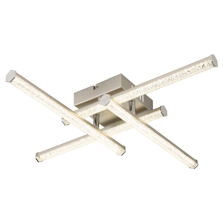 Sconto Stropní svítidlo KIRINA 4 chrom/průhledná