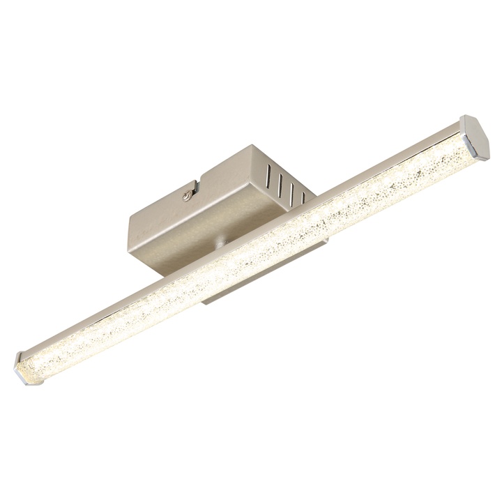 Sconto Stropní svítidlo KIRINA chrom/průhledná