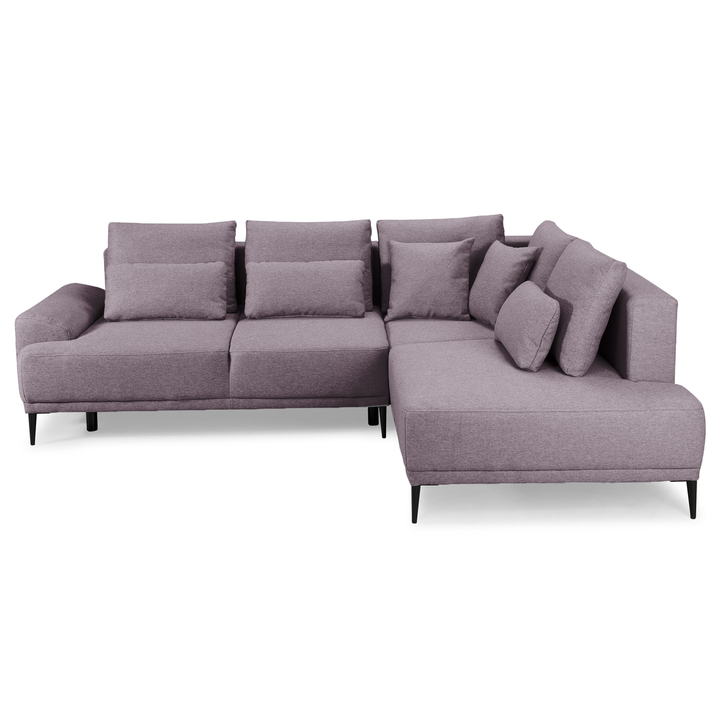 Sconto Sedací souprava KOLTON pravá, hnědá