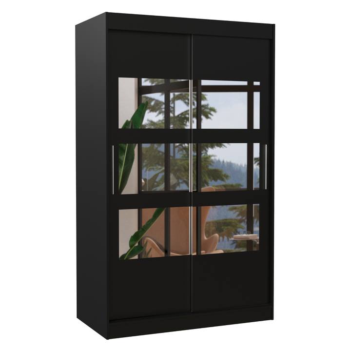 Sconto Šatní skříň KOSTA černá