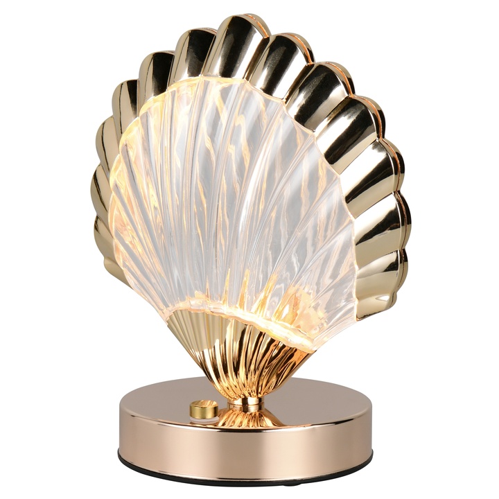 Stolní lampa KUORI zlatá/průhledná 1