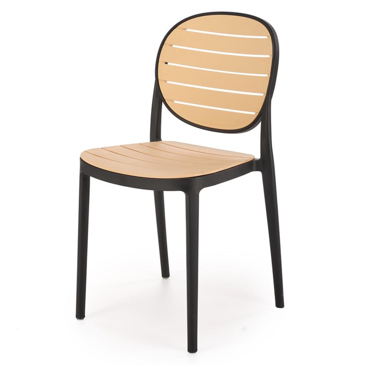 Sconto Jídelní židle KZ-529 černá/přírodní
