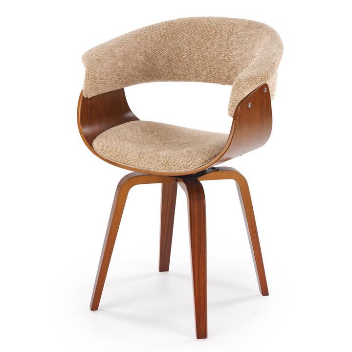 Sconto Jídelní židle KZ-545 ořech/béžová