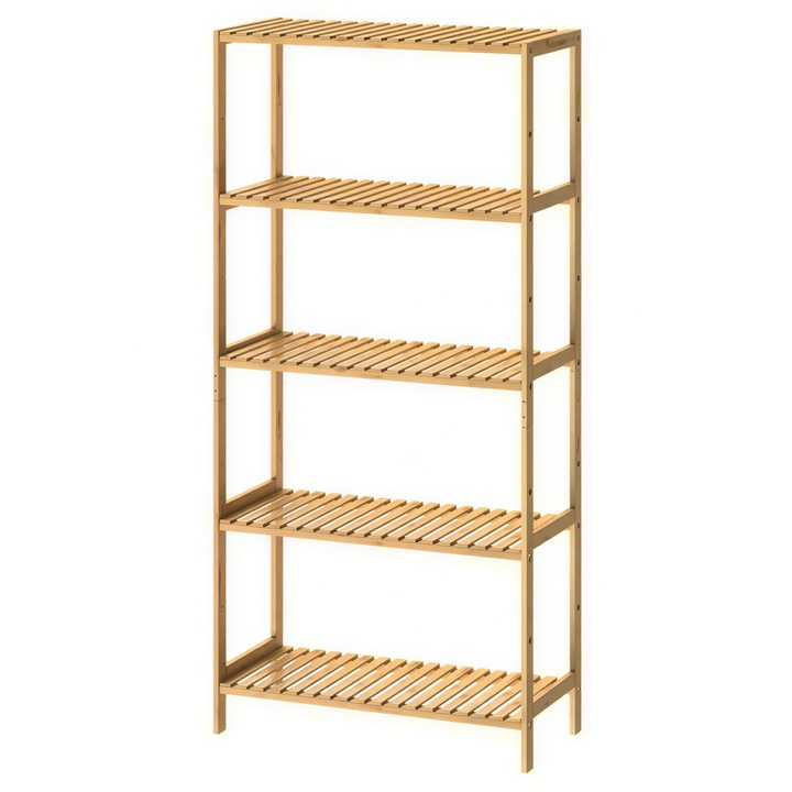 Regál LAGE 1 bambus 1