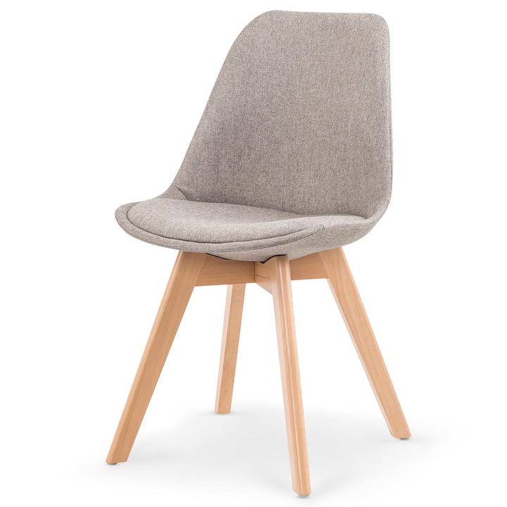 Sconto Jídelní židle LANA světle šedá