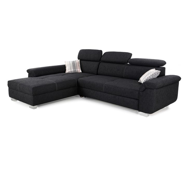 Sconto Sedací souprava LANDSHUT černá