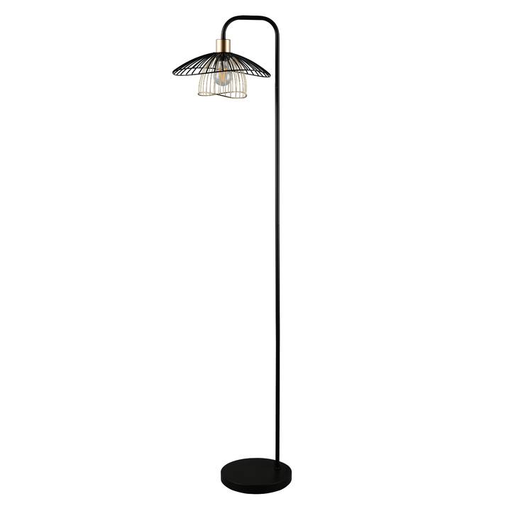 Stojací lampa LAURIS černá/zlatá 1