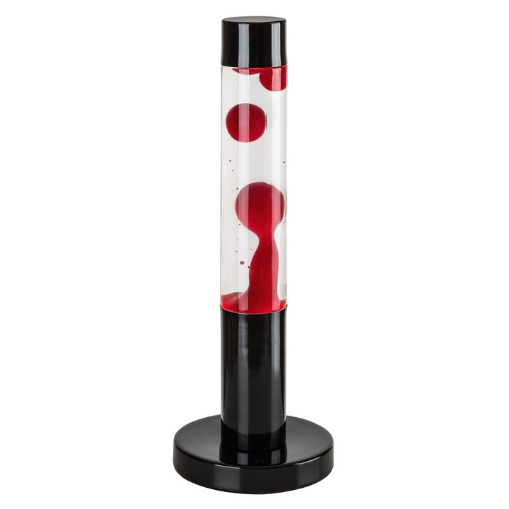 Sconto Lávová lampa LAVASTIC červená/černá