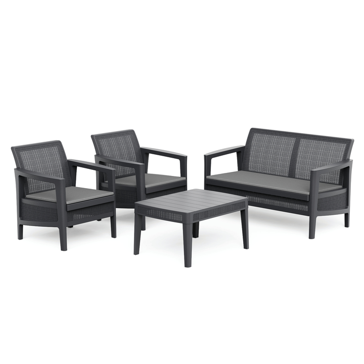 Zahradní sestava LAVONE 1 grafitová/šedá 1