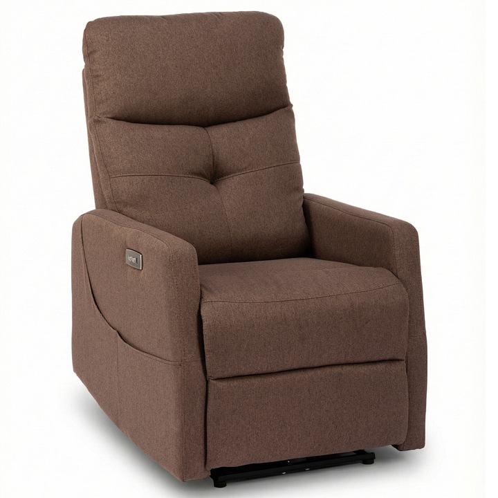 Sconto Relaxační křeslo LAWRENCE II hnědá