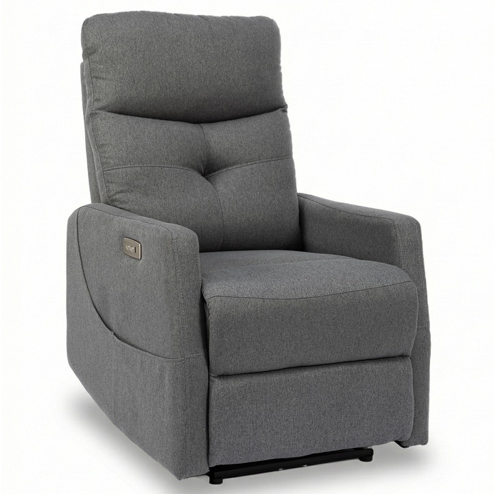 Sconto Relaxační křeslo LAWRENCE II šedá