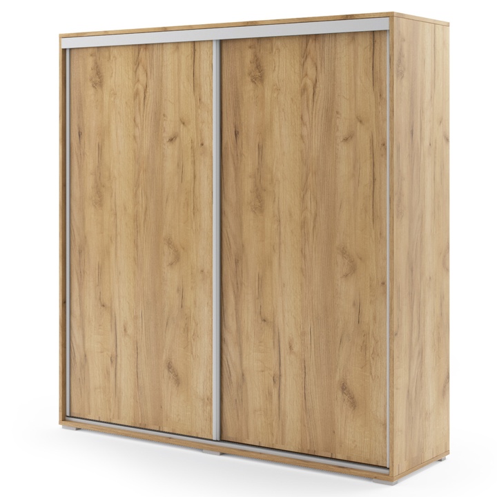 Sconto Šatní skříň LAYS 3 dub craft, šířka 100 cm, výška 215 cm