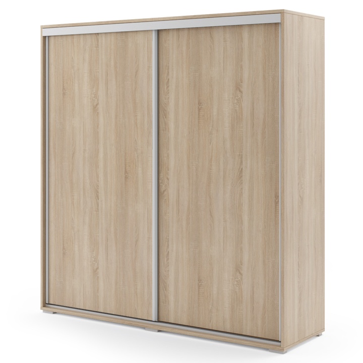 Sconto Šatní skříň LAYS 4 dub sonoma, šířka 230 cm, výška 245 cm