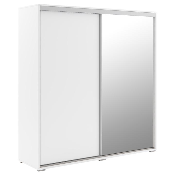 Sconto Šatní skříň  LAYS 6 bílá, šířka 230 cm, výška 215 cm