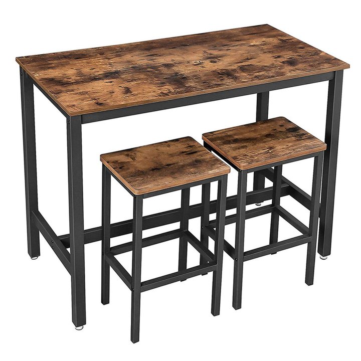 Barový set LEKSA 10 hnědá/černá 1