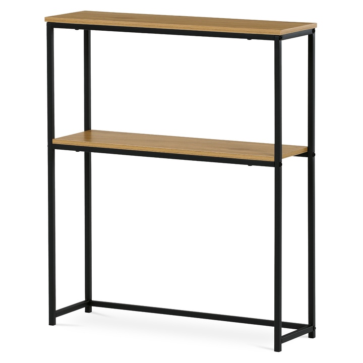 Sconto Konzolový stolek LEO černá/divoký dub