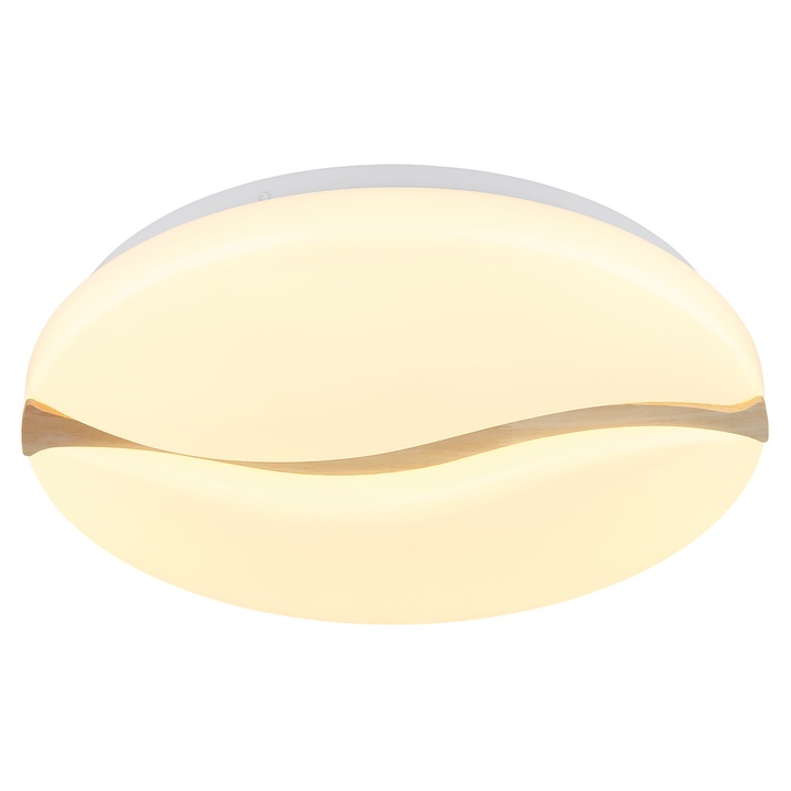 Sconto Stropní svítidlo LETICIA 2 bílá/přírodní