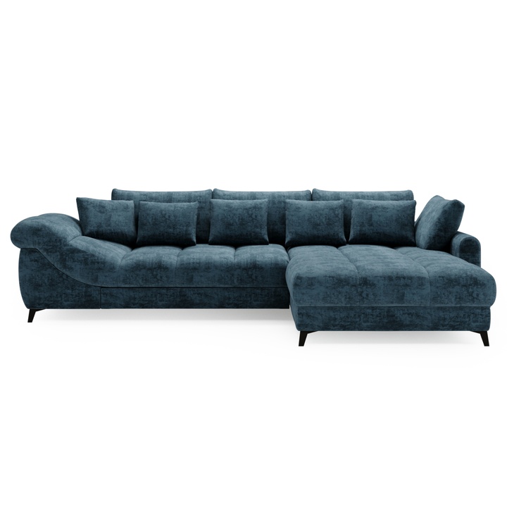 Sconto Sedací souprava LETTICA pravá, modrá