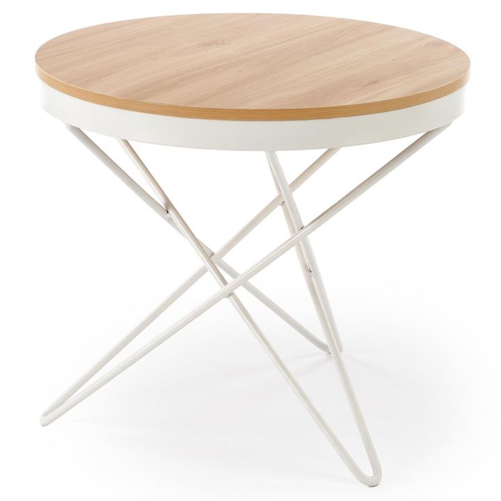 Sconto Konferenční stolek  LIALO přírodní/bílá