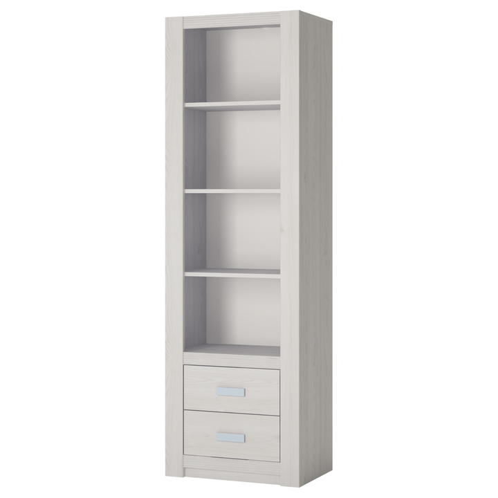 Sconto Regál LILO 1 světlý jasan/modrá