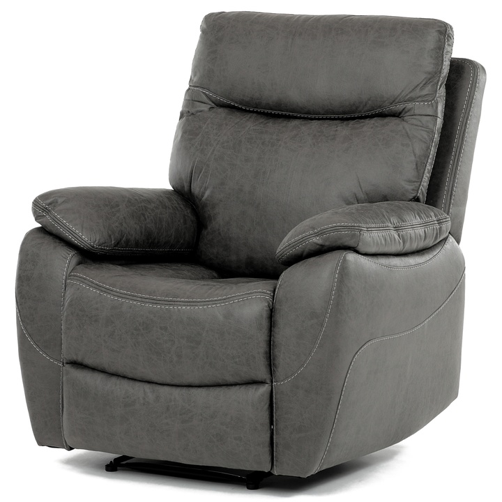 Sconto Relaxační křeslo LIONEL II šedá