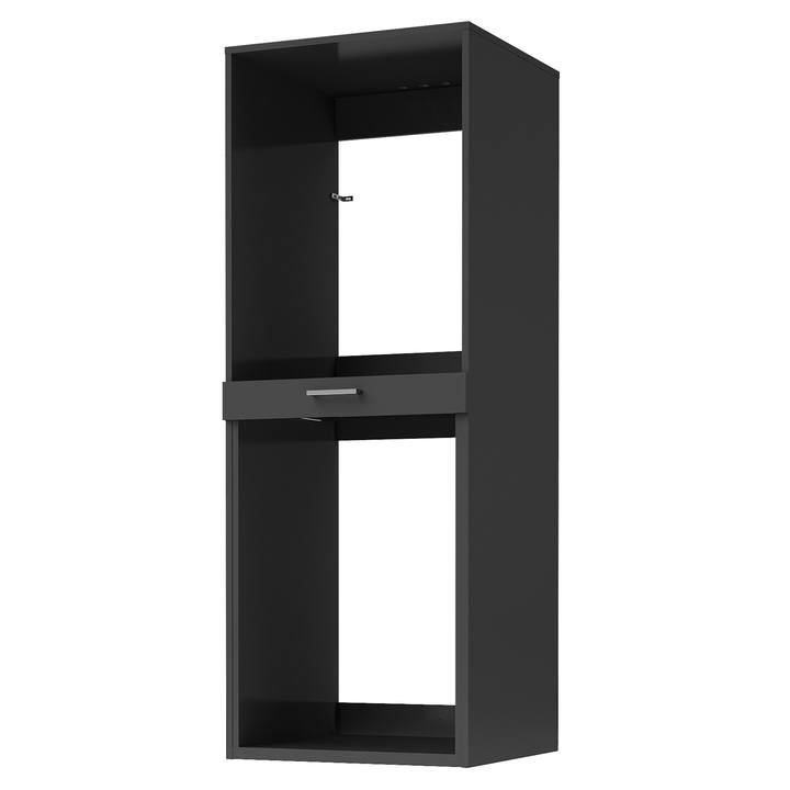 Sconto Skříň na pračku a sušičku LIRA 61 černá